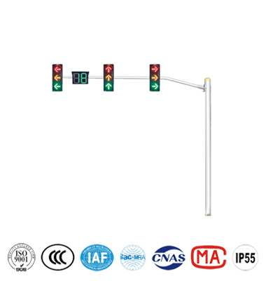 斜挑式信号灯杆