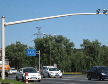 八角道路交通电子警察杆件